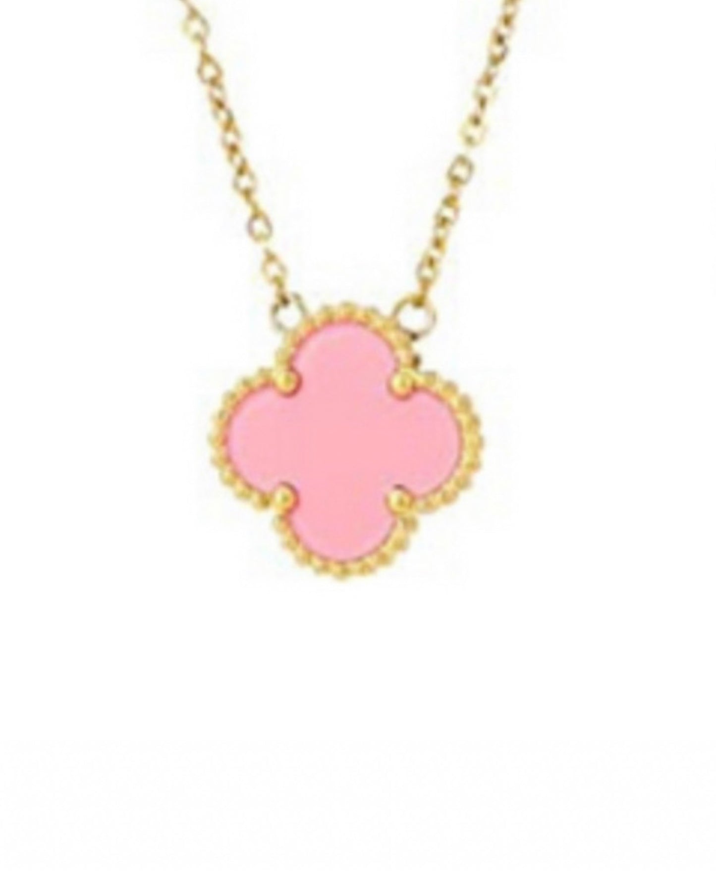 COLLAR CLOVER ROSA