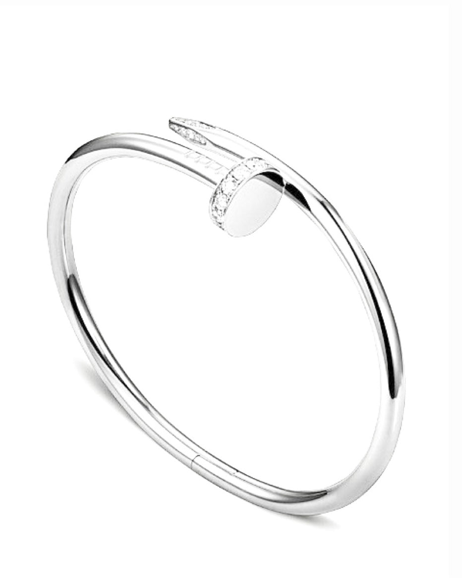 BRAZALETE CLAVO ZIRCONIA