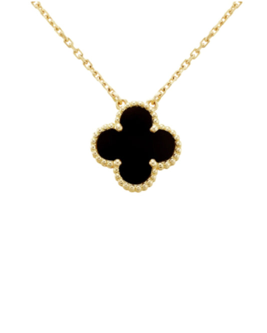 COLLAR CLOVER NEGRO