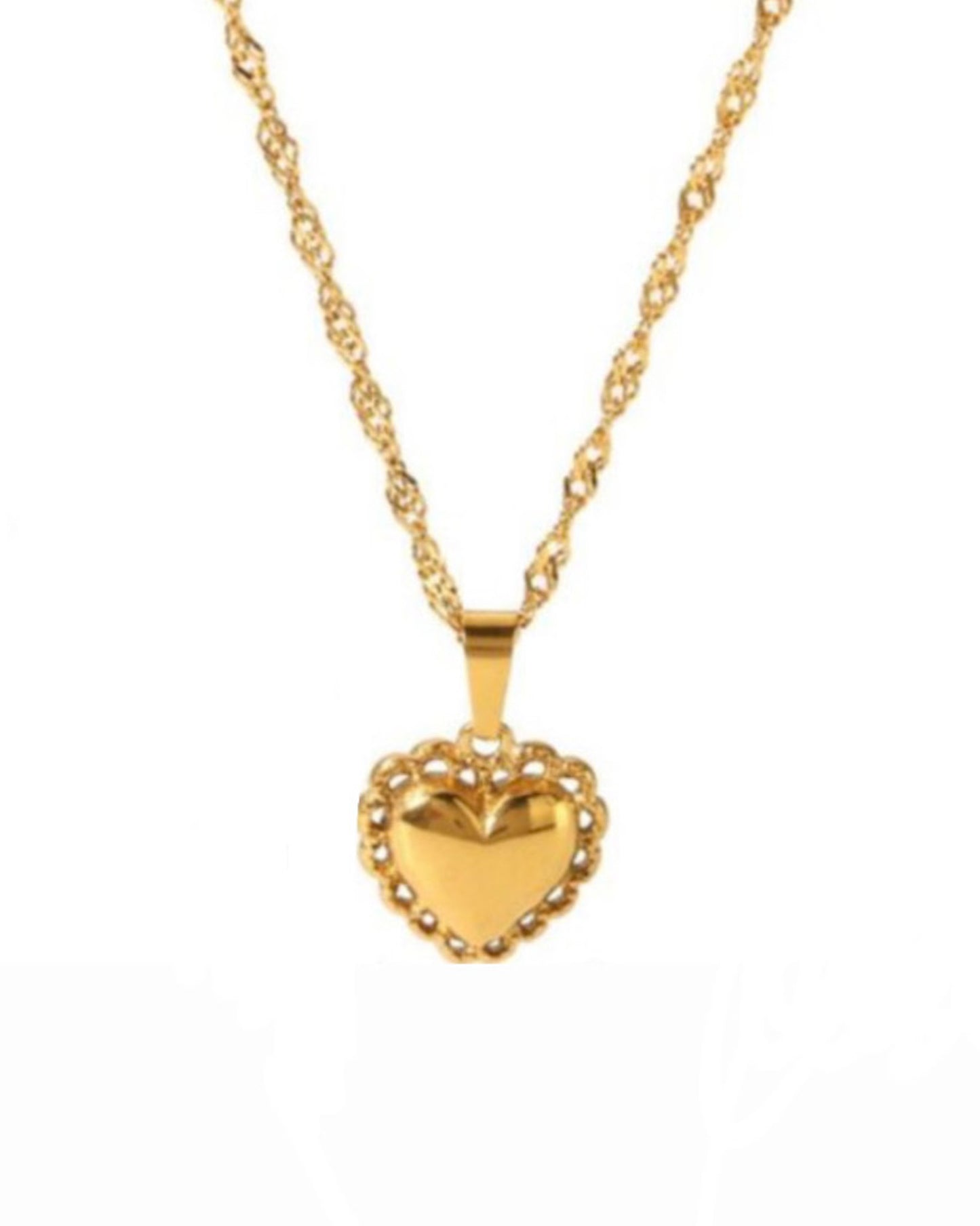 COLLAR CORAZON INFLADO