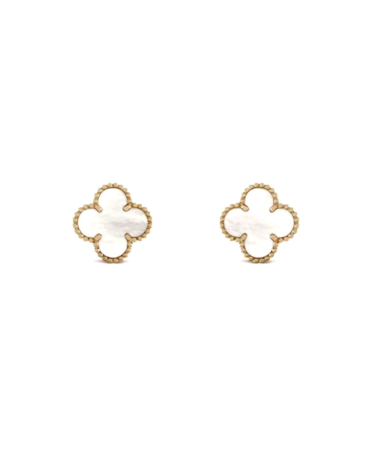 ARETES CLOVER BLANCO