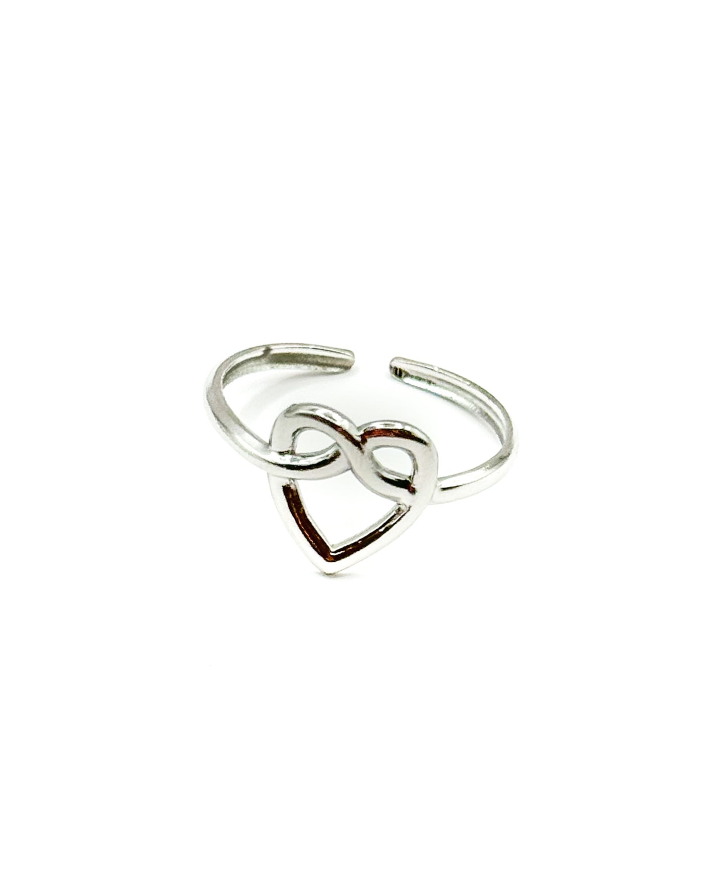 ANILLO CORAZÓN INFINITO