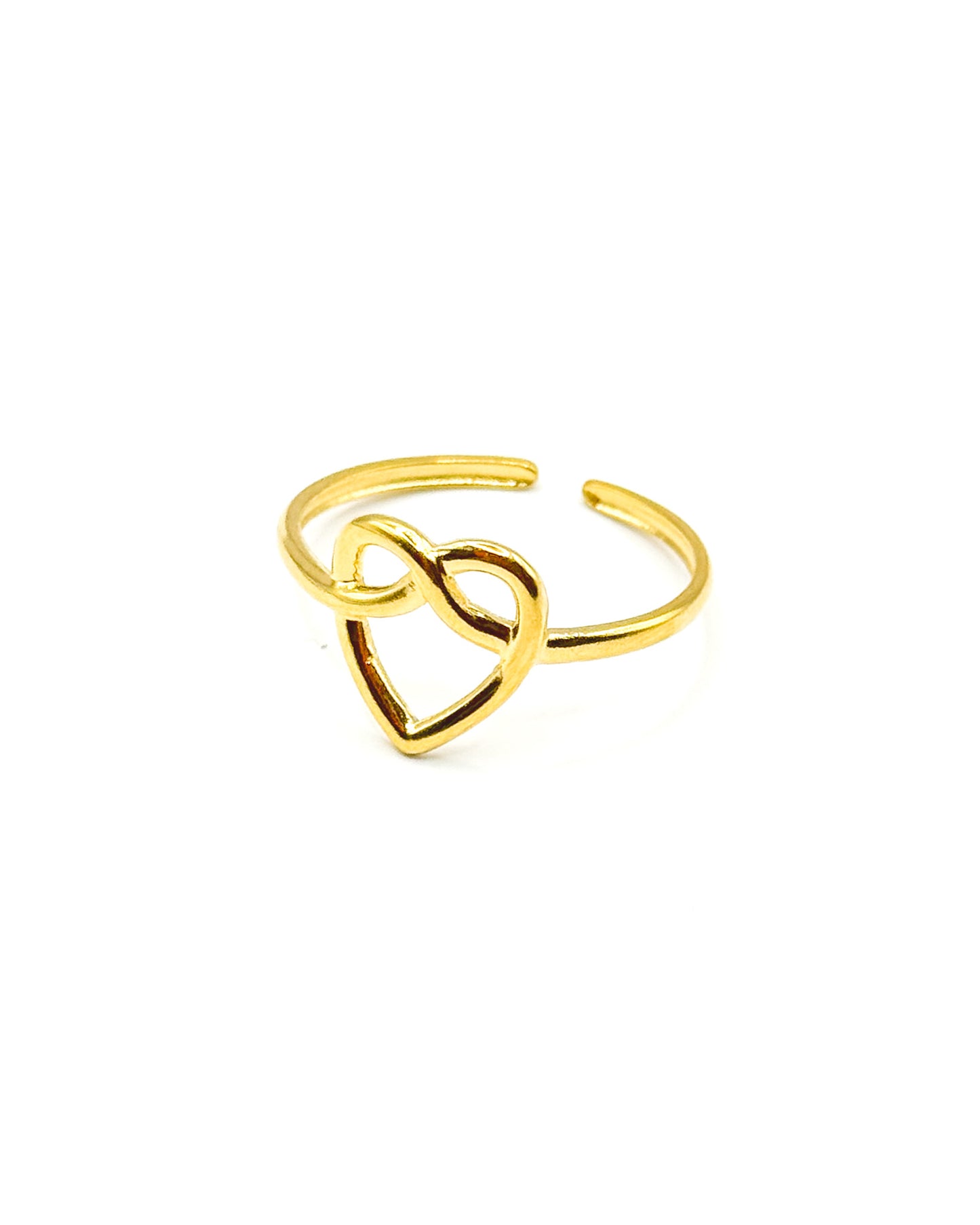 ANILLO CORAZÓN INFINITO